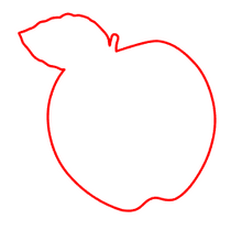 Load image into Gallery viewer, Apple Sliced Cookie Cutter and Image