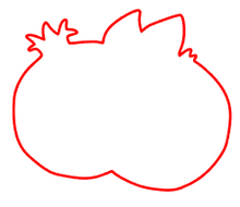 Load image into Gallery viewer, Pomegranate Cookie Cutter and Image