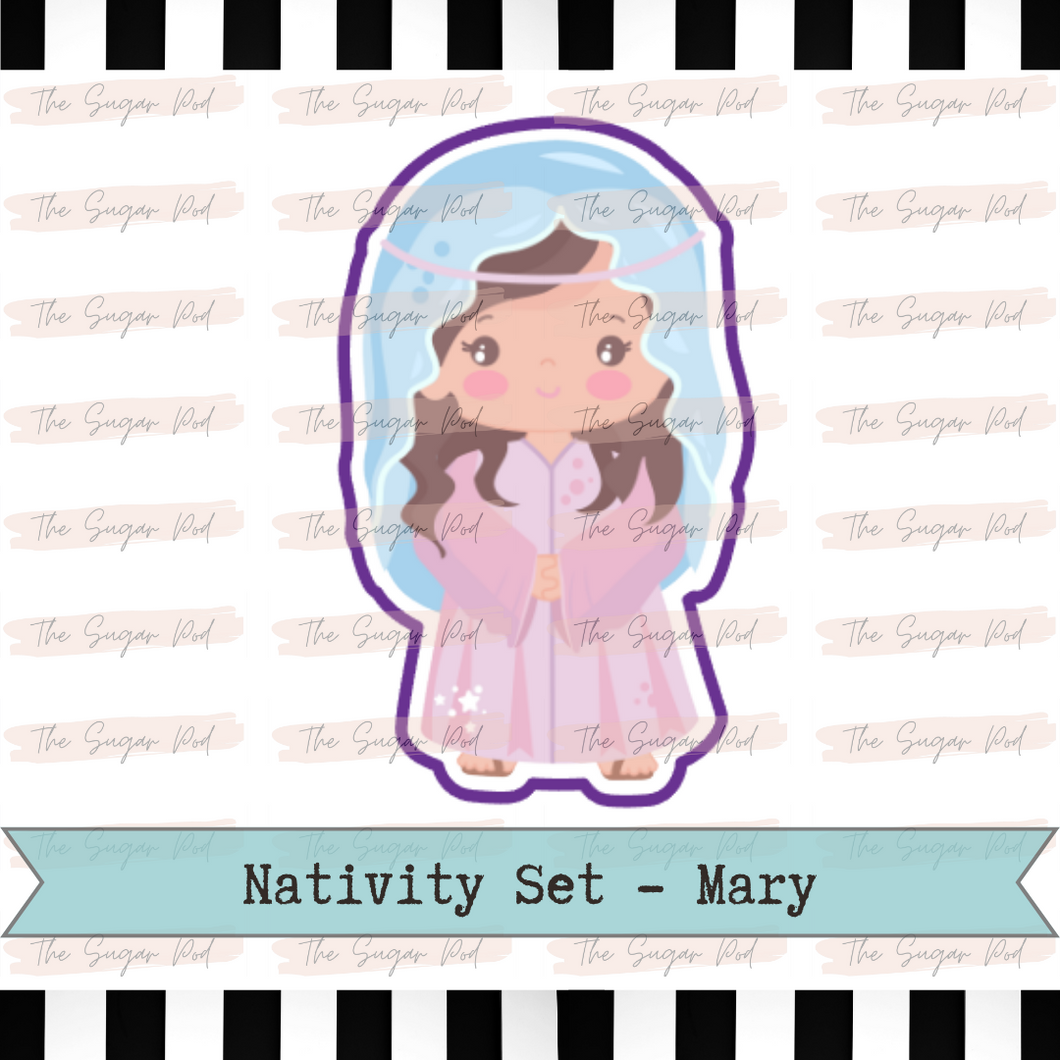 Nativity Set - Mary: Cutter & Image